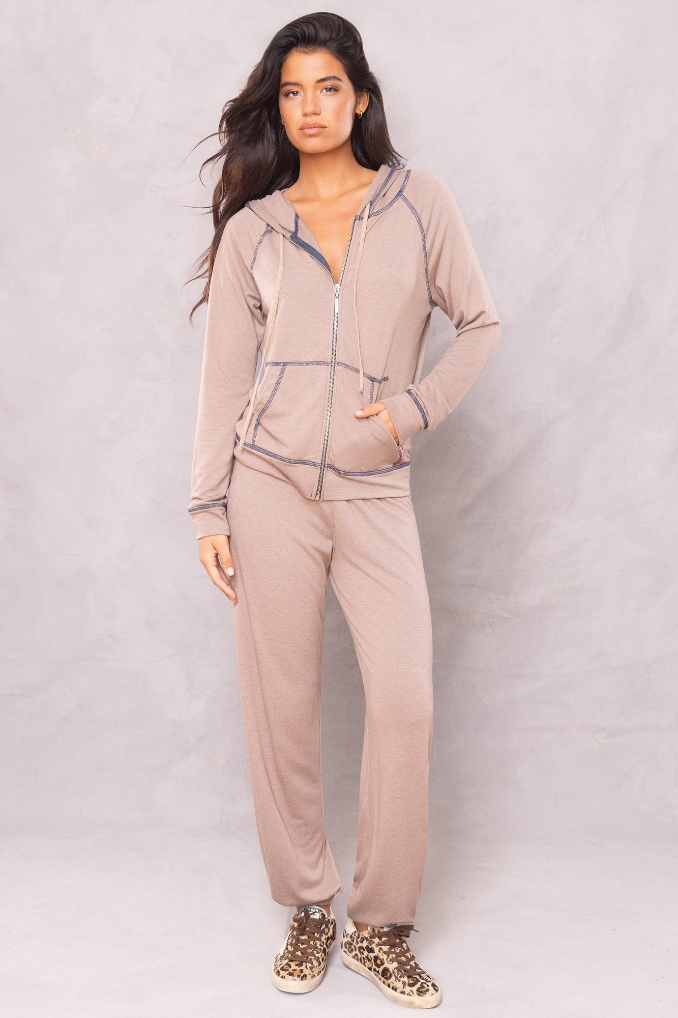 Women | Butter Terry Slouchy Pull-On Jogger | Woodsmoke
