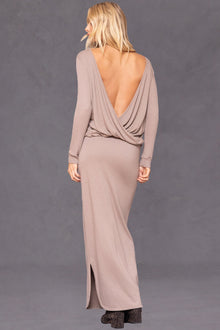 Women | Butter Terry Shirttail Maxi Skirt | Woodsmoke