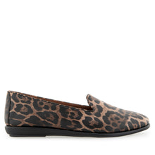 Betunia Casual Loafer | Tobacco Multi Faux Leopard Print