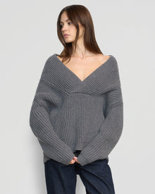 Beate | Campbell Shawl-Collar Sweater in Size Small