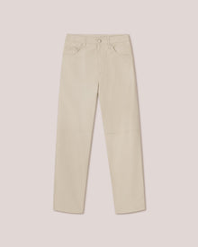 Vinni Alt-Leather Pants | Creme