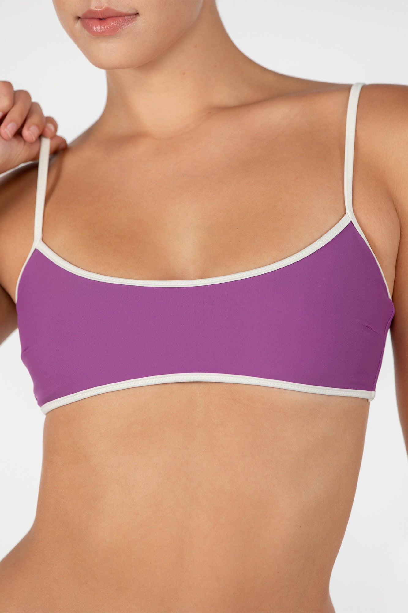 Copa Top | Royal | Ecru