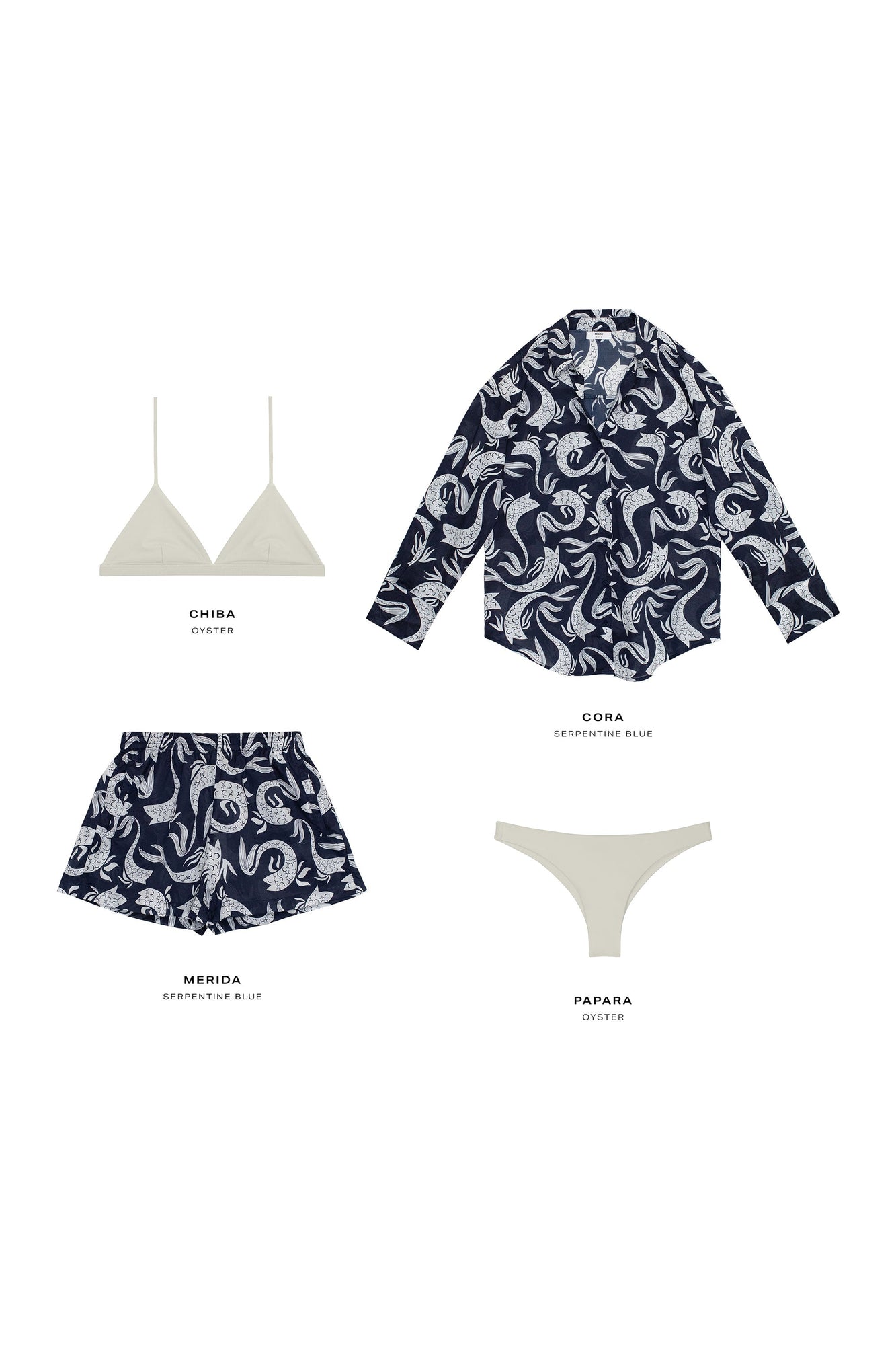 Cora Shirt | Serpentine Blue