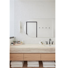 Circle Sconce (Ash) -- goop headquarters, Santa Monica, CA. Interior by Rapt Studio. Image by Madeline Tolle