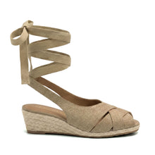 Roberta Dress Wedge | Dark Linen Linen