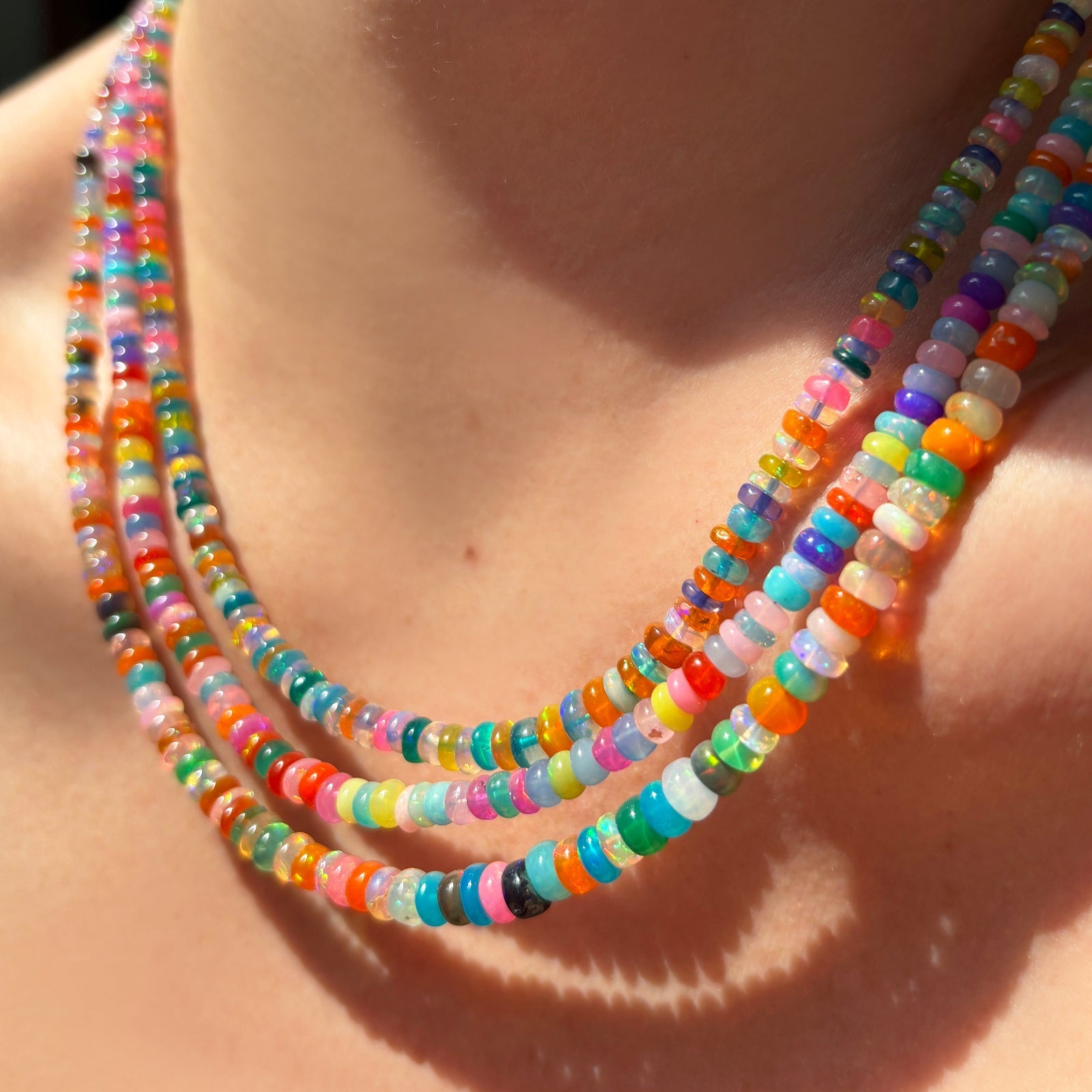 Garden Party Opal Necklace