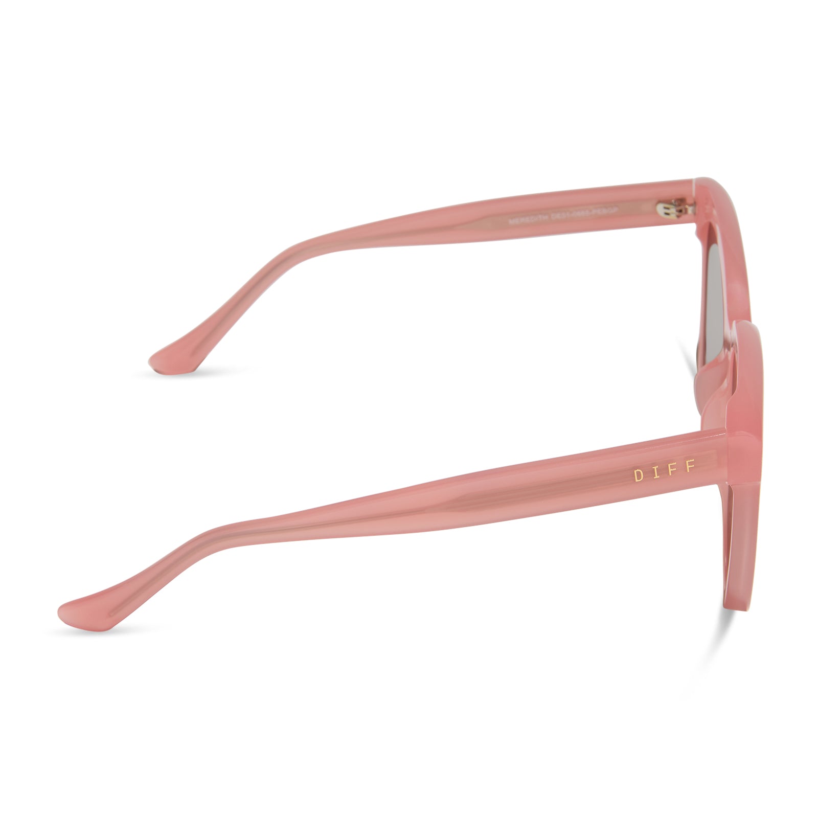 Womens | Meredith Sunglasses | Peach | Brown Gradient Polarized Lenses