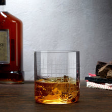 Finesse Grid Whisky Sof Glasses | Clear Crystal | Set of 4