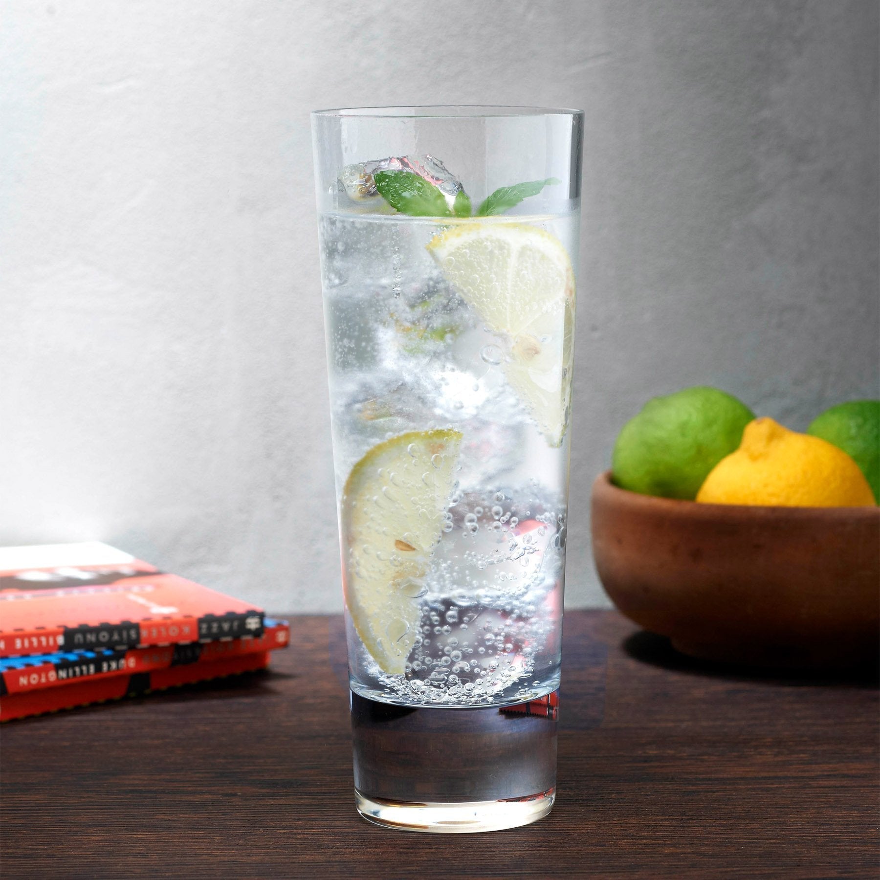 Highlands High Ball Glasses | Clear Crystal | Set of 4
