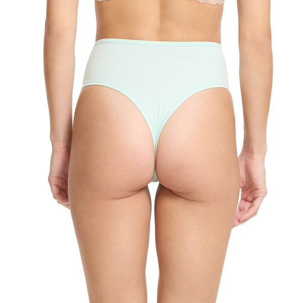 3-Pack YourFit High Cut Thong | Almond Milk | Crystal Clear | Sleep In (Grey)