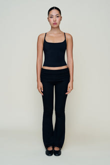 Womens | Fearless Foldover Pant | Black