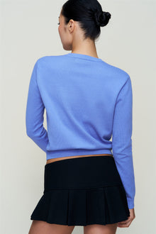 Womens | June Relaxed Wool Cardigan | Fearless Blue