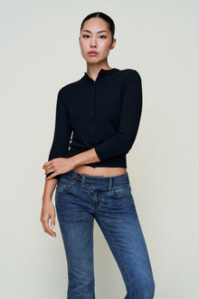 Womens | Emelie Wool Cardigan | Black