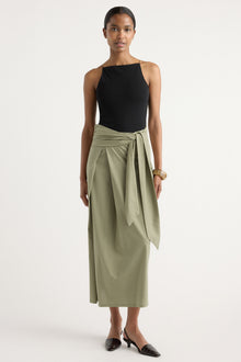 Isilda | Elke Tie-Waist Maxi Skirt in Size Small