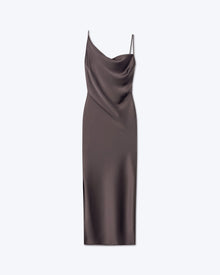 Womens | Lennie Slip Satin Maxi Dress | Coffee Bean