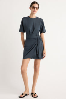Karolina | Fallon Organic Cotton T-Shirt Wrap Dress in Size Extra Small