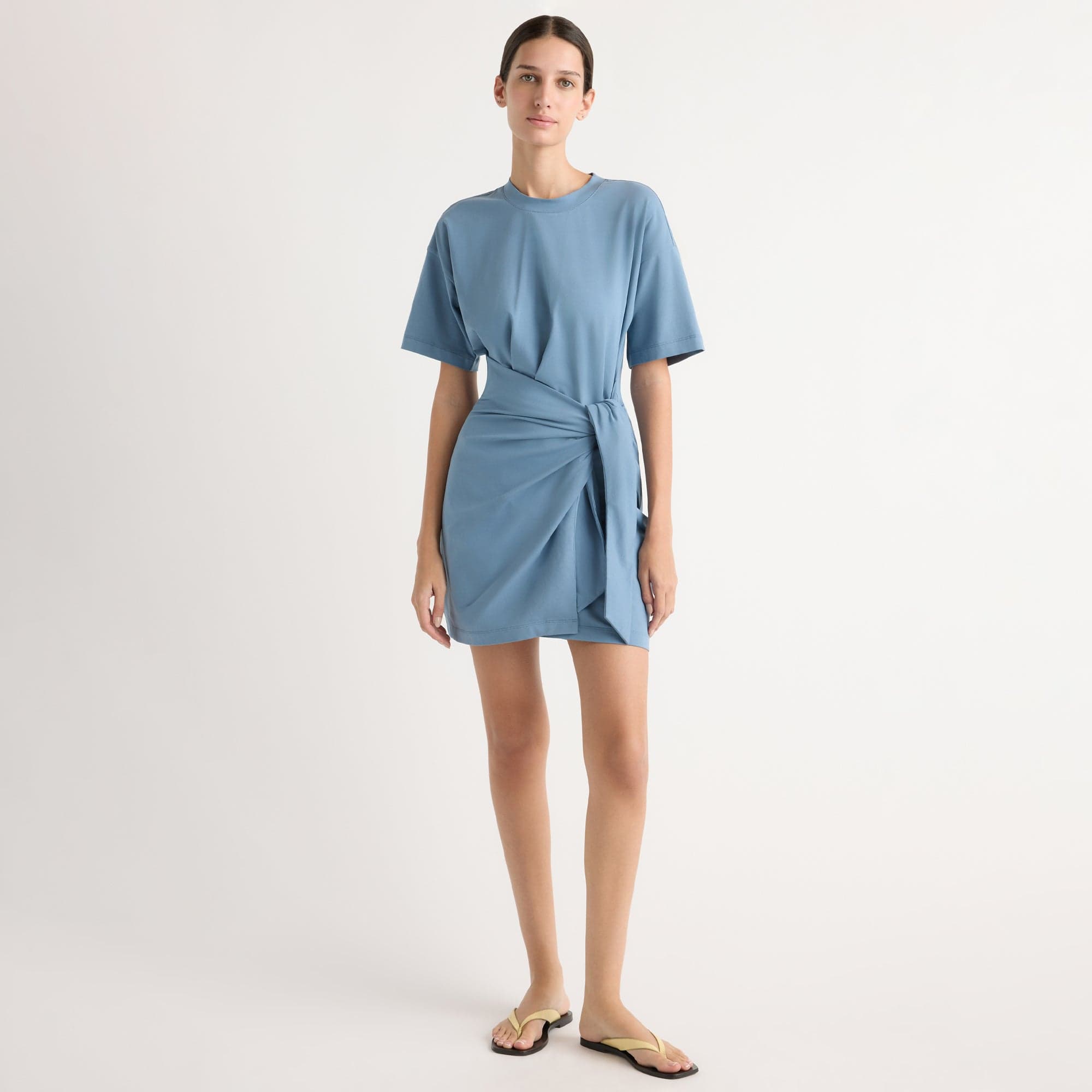 Karolina | Fallon Organic Cotton T-Shirt Wrap Dress in Size Extra Small