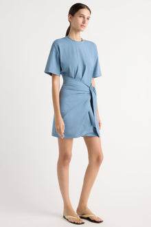 Karolina | Fallon Organic Cotton T-Shirt Wrap Dress in Size Extra Small