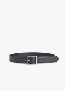 The Allie Belt | Black Tumbled Nickel