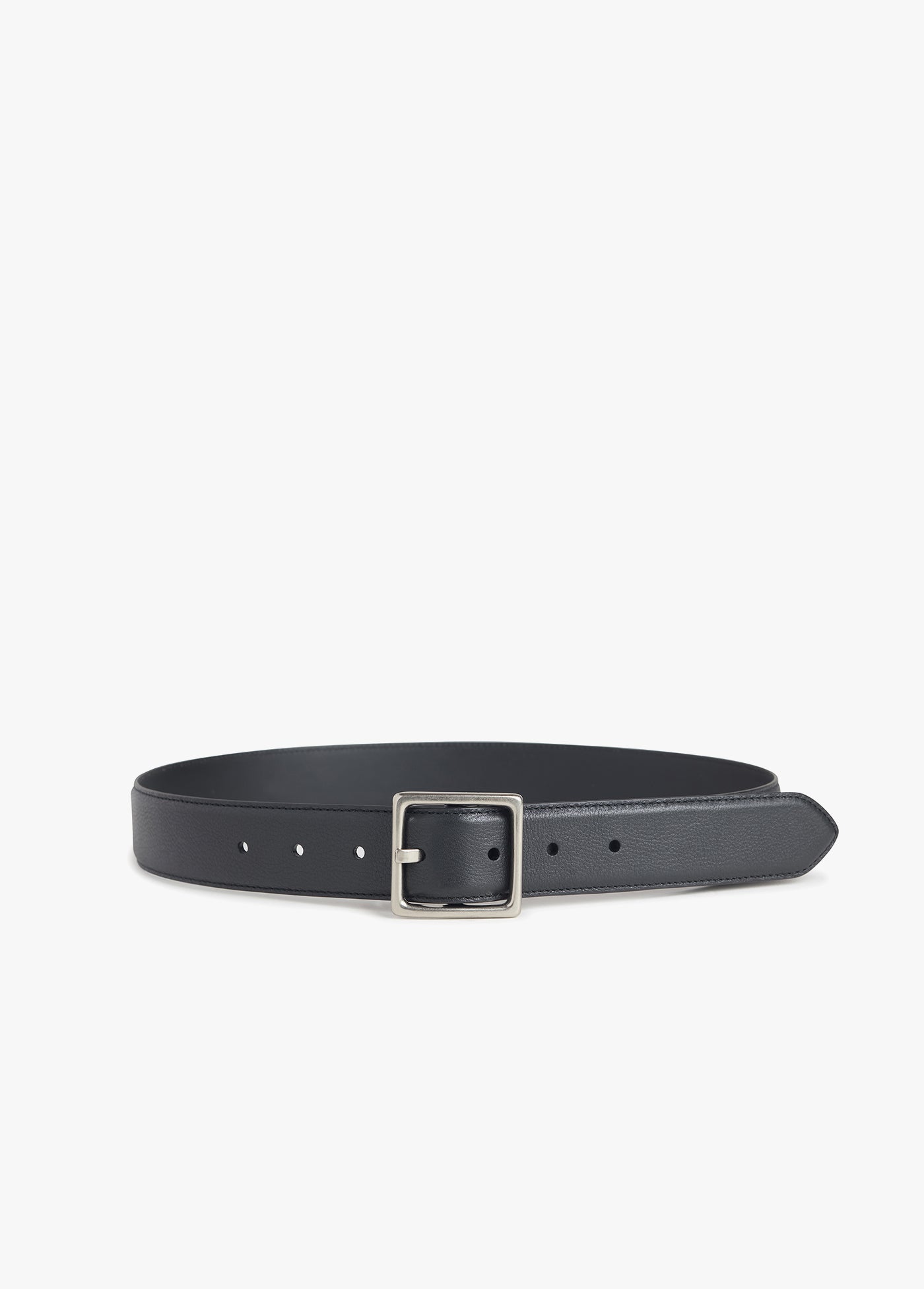The Allie Belt | Black Tumbled Nickel