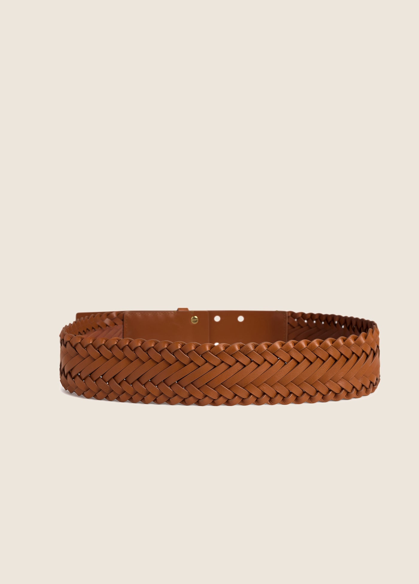 The Woven Waist Belt | Woven Tan