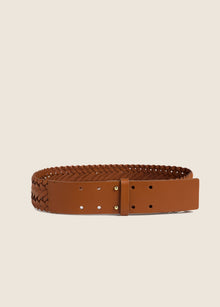 The Woven Waist Belt | Woven Tan