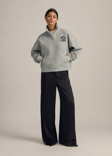 The Coaches Half Zip Jacket | Heather Grey