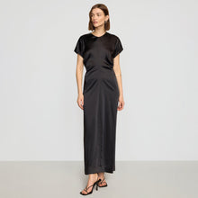 Fiona Curved-Shoulder Dress | Black