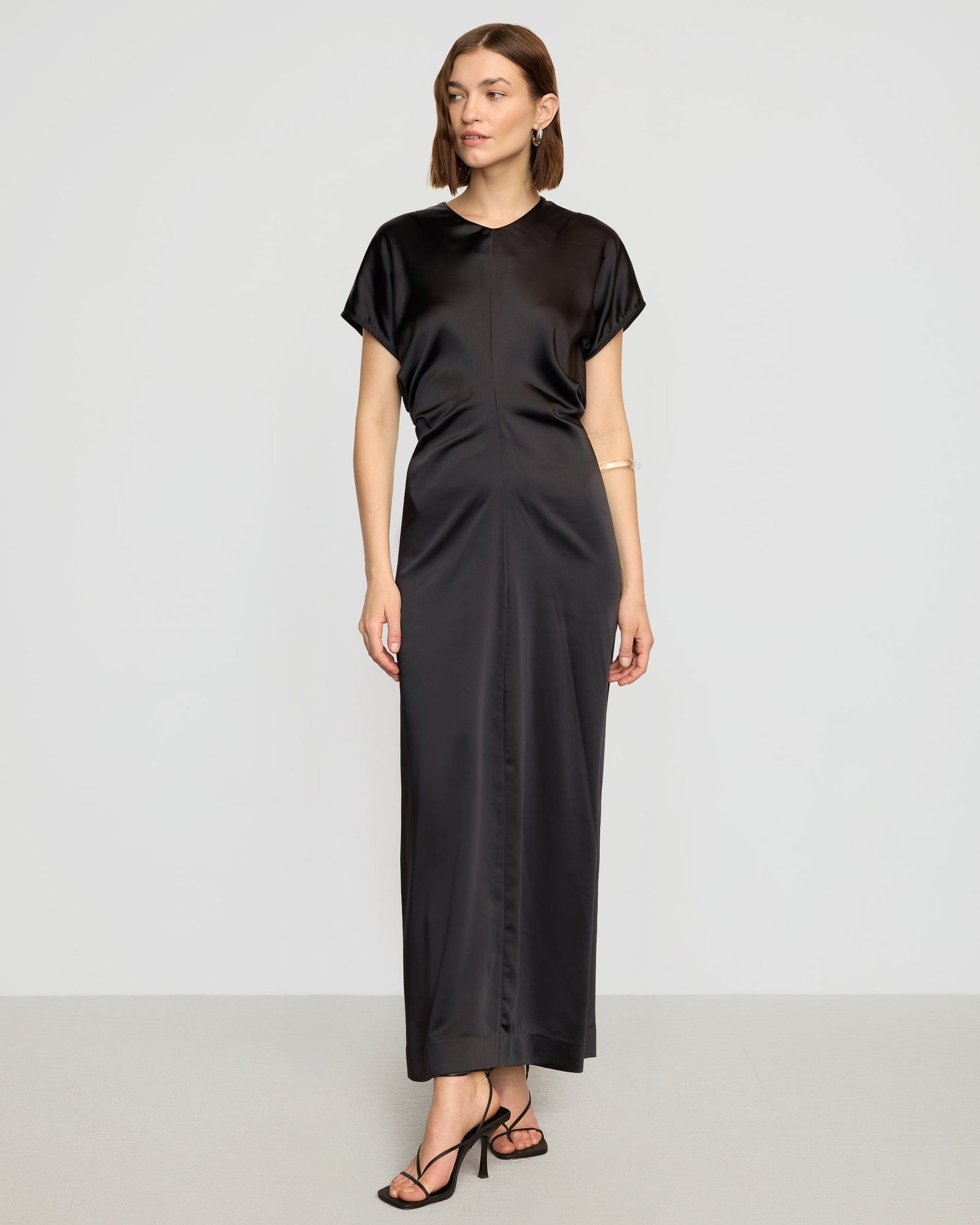 Helena | Fiona Curved Shoulder Dress in Size Small