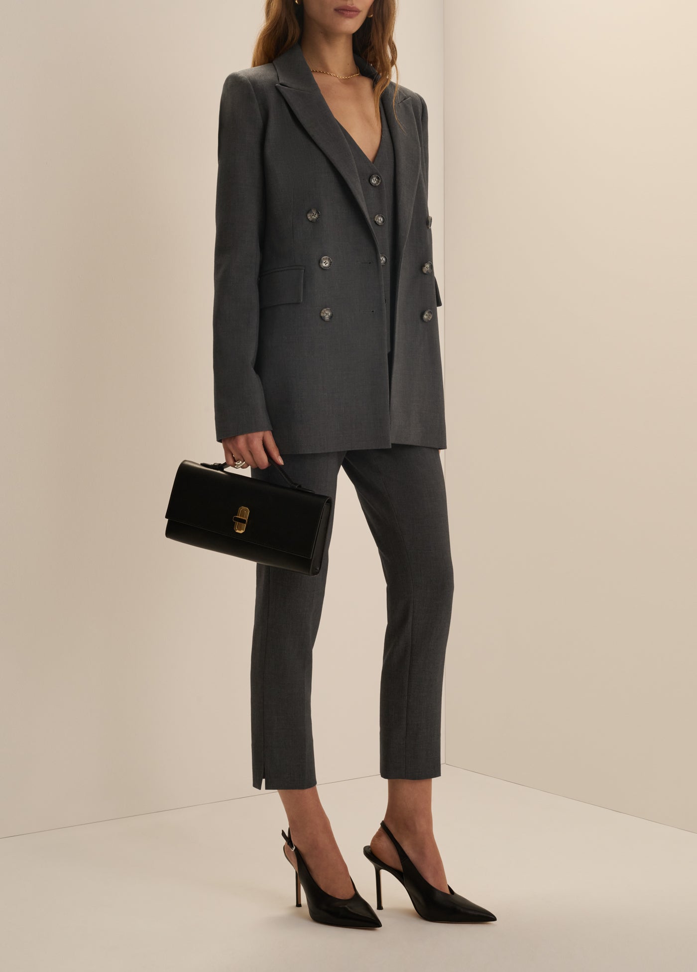 GREY SUITING