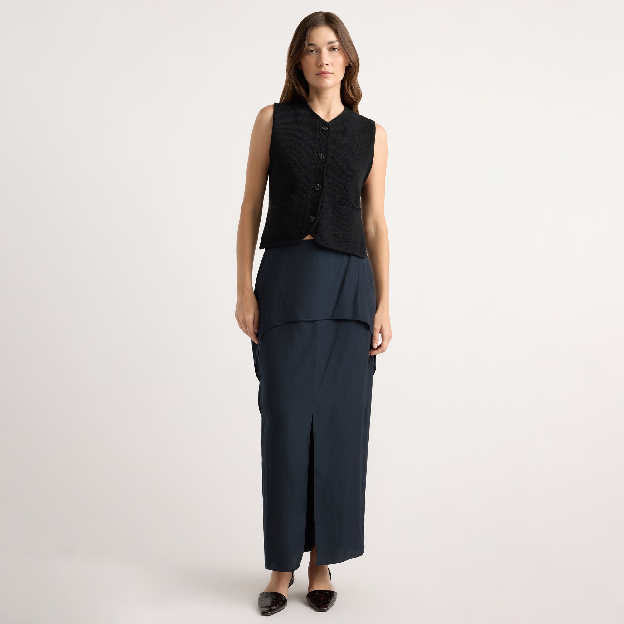 RenÃ©e | Fleur Layered Maxi Skirt in Size Small