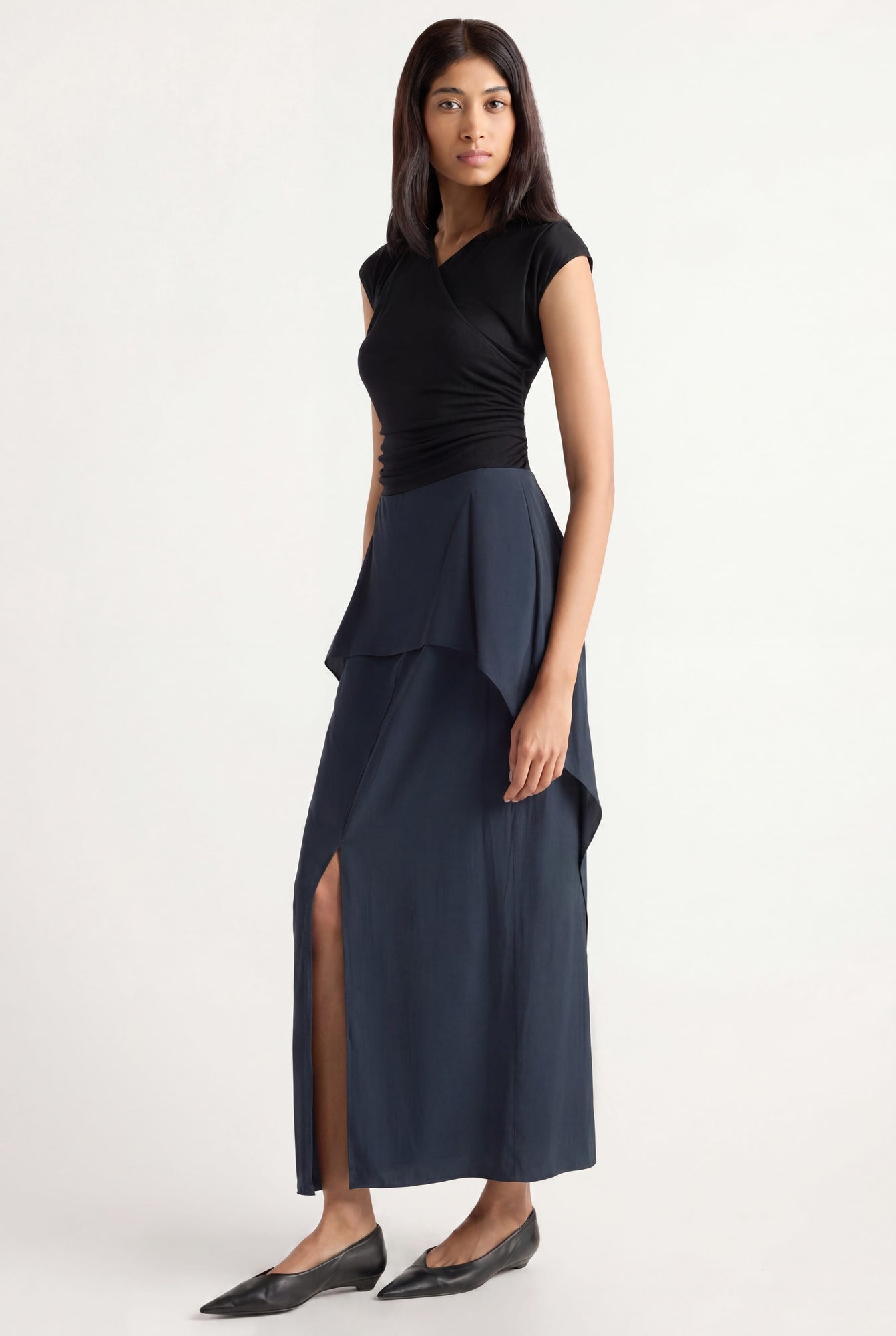Arya | Fleur Layered Maxi Skirt in Size Small