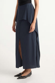 Arya | Fleur Layered Maxi Skirt in Size Small