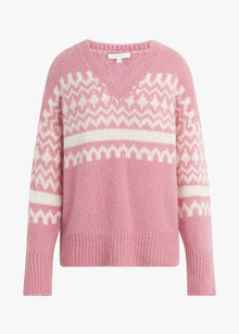 pink fairisle