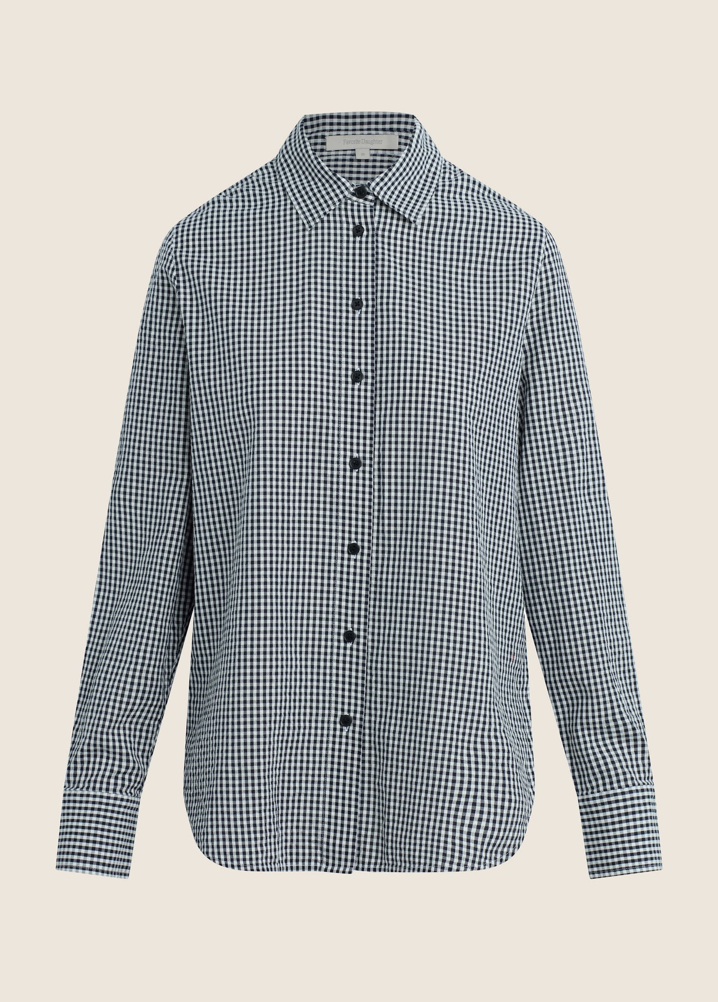 The Boyfriend Shirt | Navy White