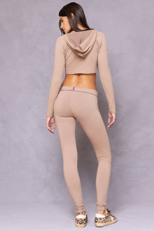 Women | Fleece Jean Legging | Woodsmoke