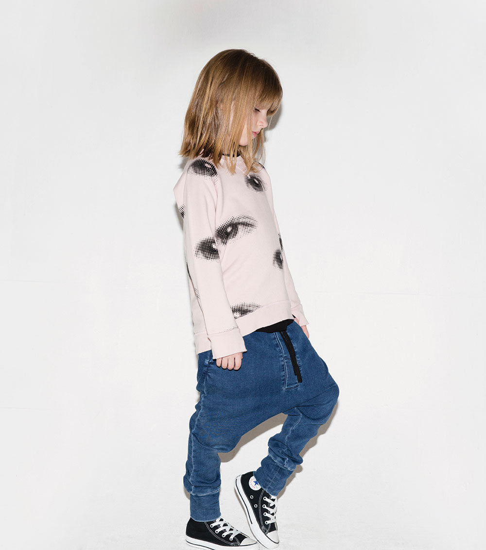 Kid | Eye Sweatshirt | Powder Pink