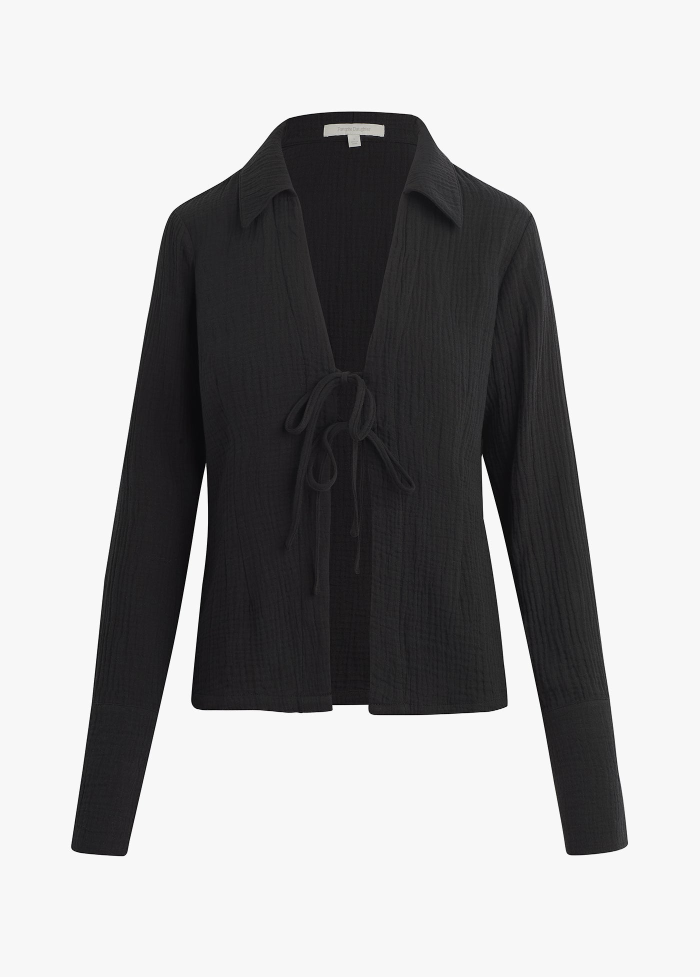 The Tied And True Top | Black