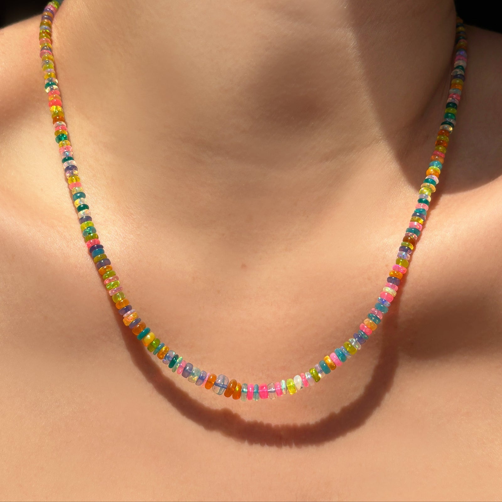 Garden Party Opal Necklace