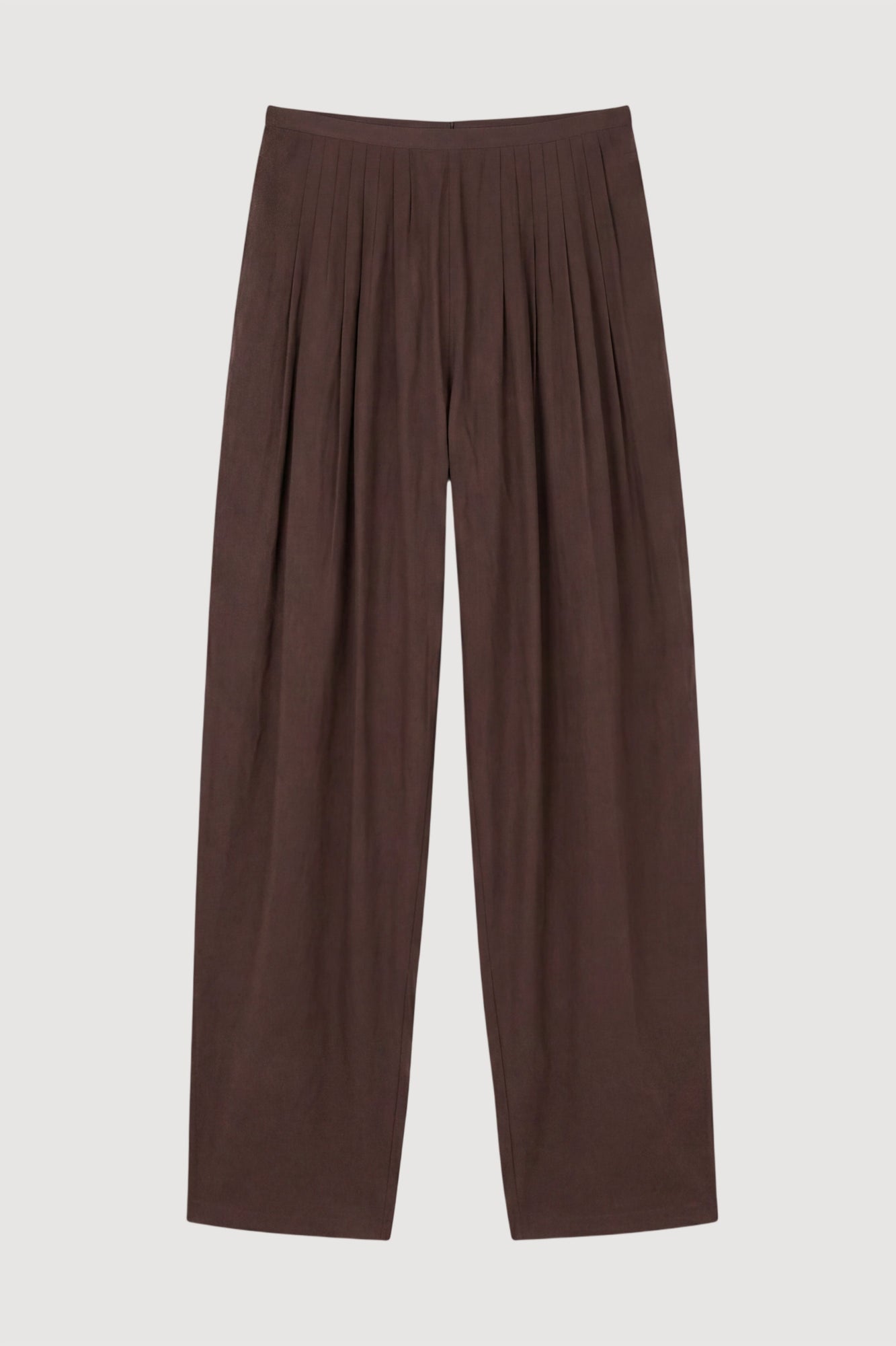 Aya | Garima Shirred Organic Cotton Pant - Flat