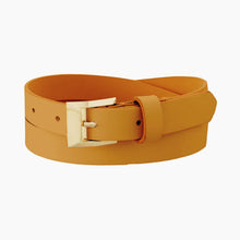 still image of greenwich avenue belt in biscotto | Lead