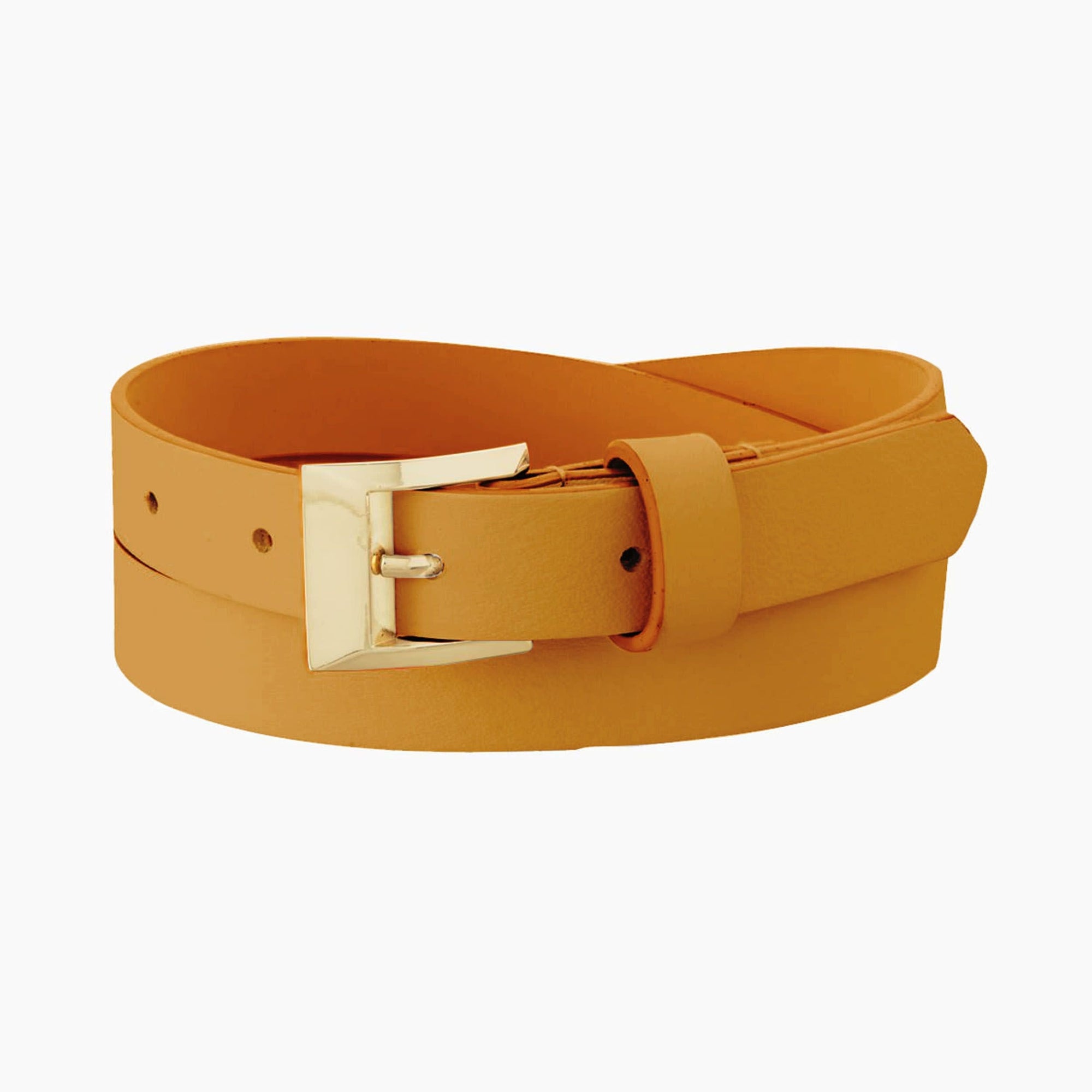 still image of greenwich avenue belt in biscotto | Lead