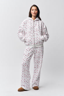 Womens | Zip Up Hoodie | Sweet Floral