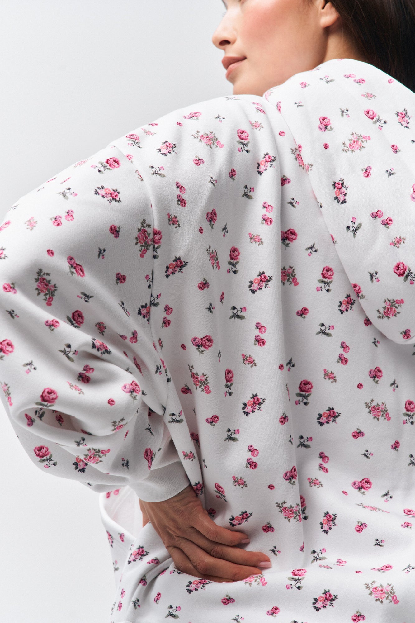 Womens | Zip Up Hoodie | Sweet Floral
