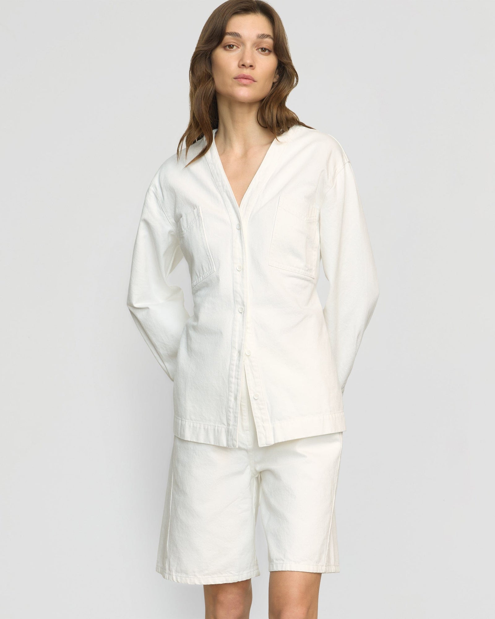 Renee | Haviland Tailored Denim Short in Size Small