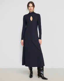 Beate | Helena Scarf-Neck Jersey Dress in Size Extra Small 