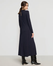 Beate | Helena Scarf-Neck Jersey Dress in Size Extra Small 