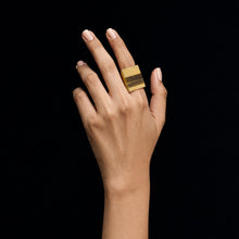 Icarus Ring | Recycled Brass | Tiger's Eye