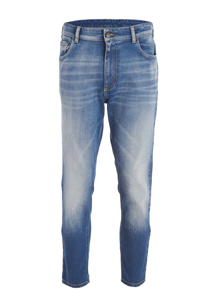 Mens | Diego Tapered Cropped Jean | Tahoe