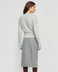 Renee | Jillian Pointelle Tencel-Wool Sweater in Size Small 